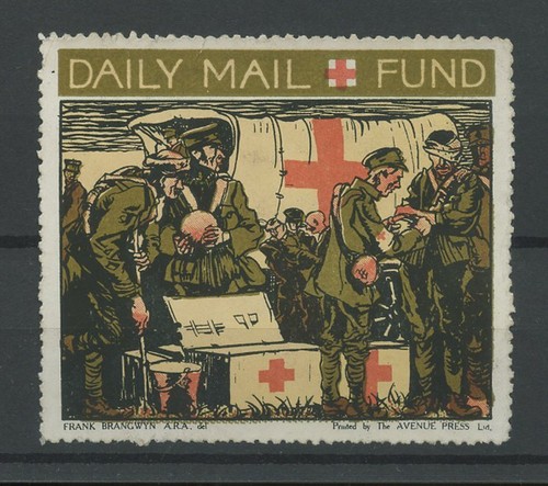 WW1 PATRIOTIC CHARITY RED CROSS FUND DULAC BRANGWYN Daily Mail ..PRICED SINGLY - Picture 18 of 53