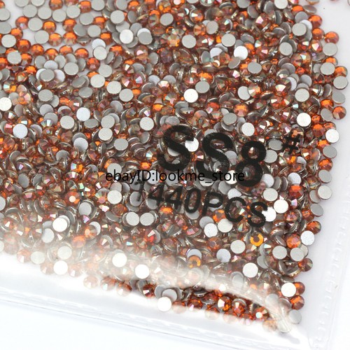 1440pc 2.5mm (ss8) Crystal Glass Rhinestones Flatback Gems Nail Art Crafts Decor - Picture 63 of 81