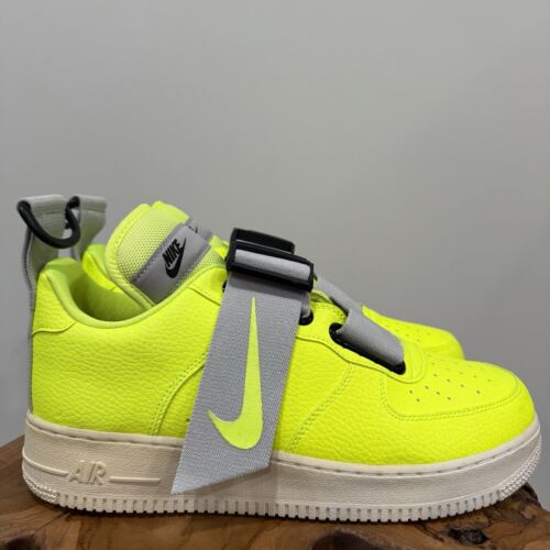 Nike Air Force 1 AF1 Low Utility Volt AO1531-700 - Volt/Black - 9.5 - Picture 4 of 12