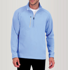 New Zero Restriction Z500 1/4 Zip Pullover Light Blue L330