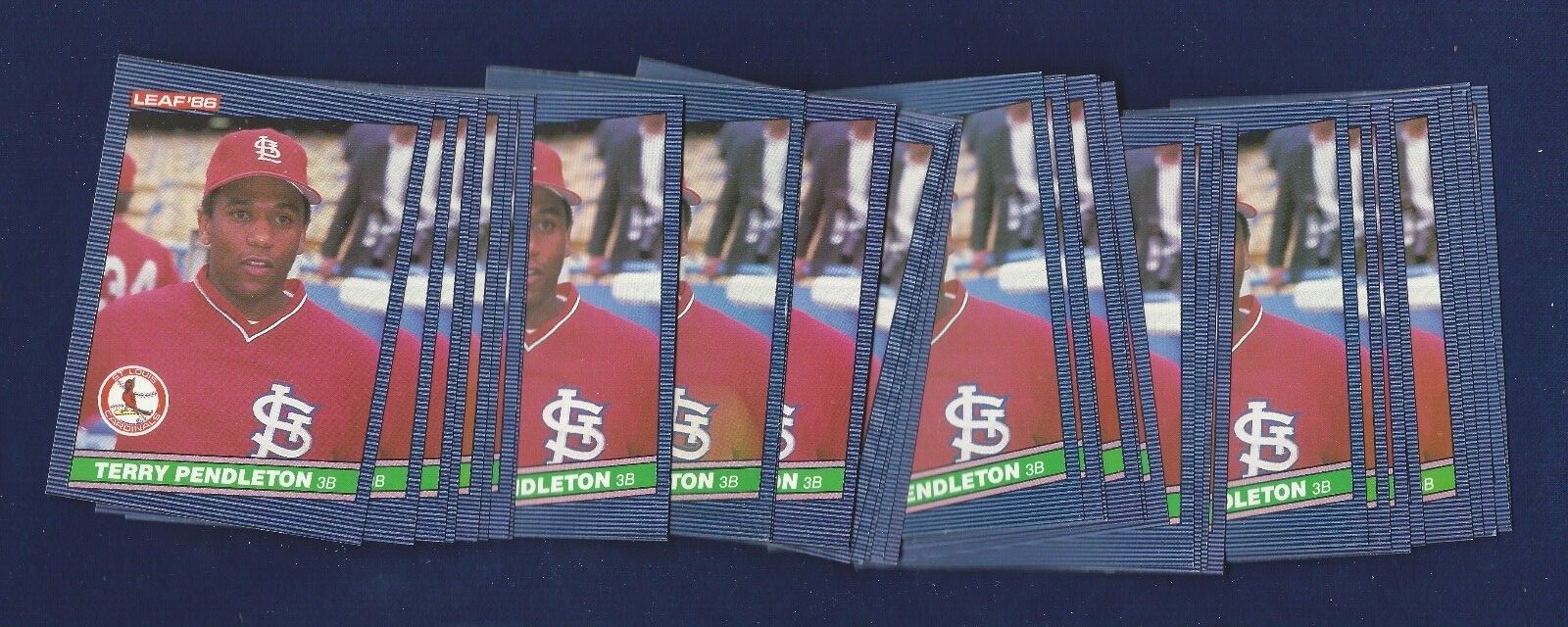 LOT 39 1986 Leaf/Donruss Baseball #137 TERRY PENDLETON 2ND YR CARDS PACK FRESH