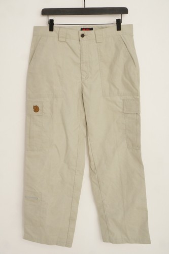Women Fjallraven Pants Trousers Beige G 