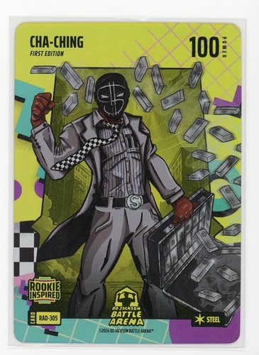 Bo Jackson Battle Arena Cha-Ching Jackson Chourio RC Steel Rad Battlefoil SP