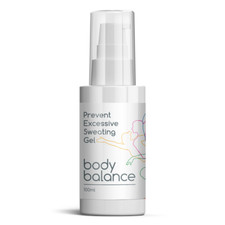 BODY BALANCE PREVENT EXCESSIVE SWEATING GEL SWEATY HANDS FEET FACE GROIN