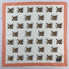 Vintage Sonia Rykiel Handkerchief Pocket Square Bandana Neckerchief