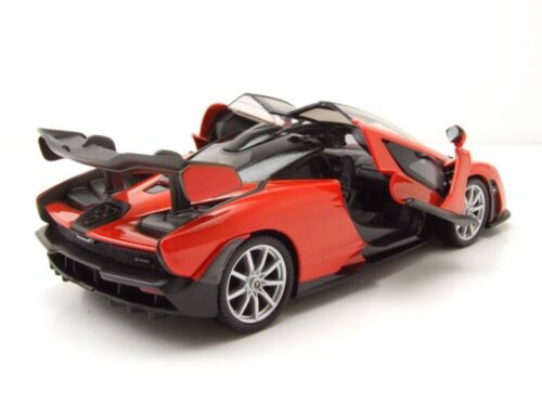 Mclaren Senna 2018 Trofeo Mira Naranja Coche a Escala 1:24 MotorMax - Imagen 5 de 9