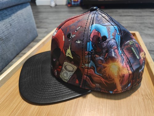 Gorra Marvel Deadpool Snapback. Gorra de béisbol estampada. Piscina muerta. Escenas de acción. - Imagen 3 de 10