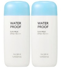 MISSHA All Around Safe Block Waterproof Sun Milk  70ml x 2  SPF50 PA    Lo