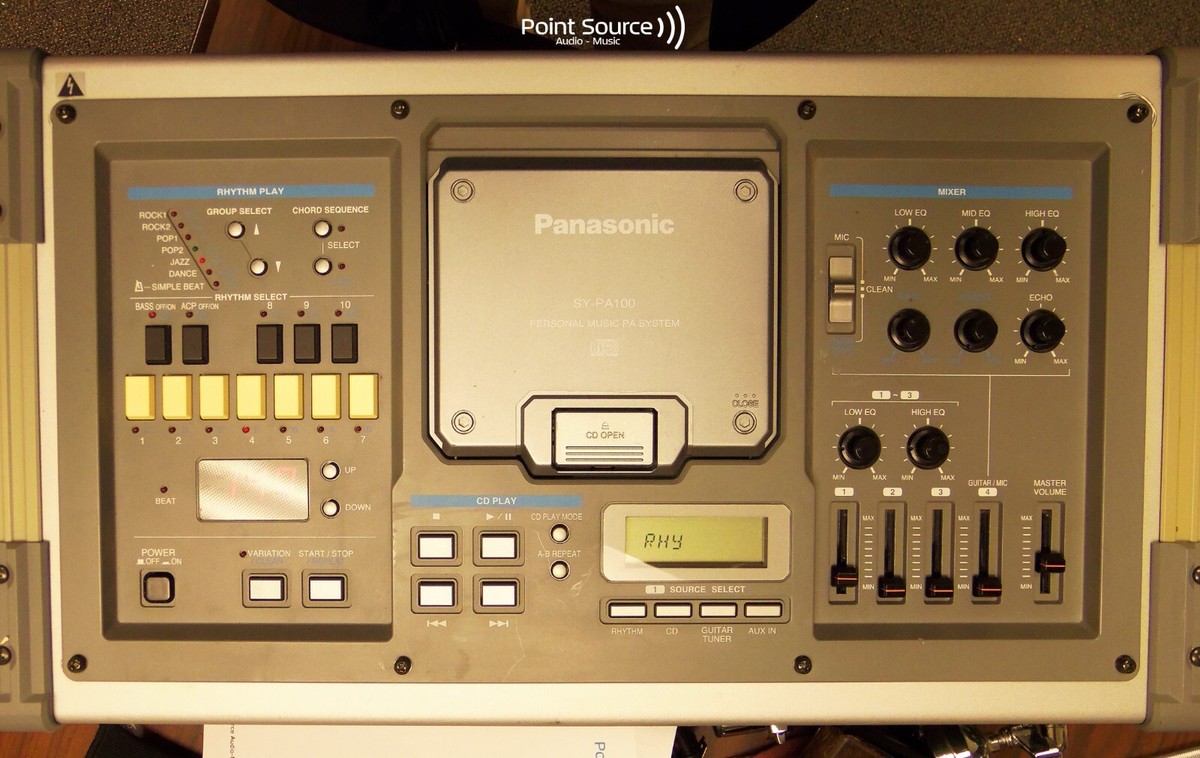 Panasonic パーソナルミュージックシステム SY-PA100 Panasonic SY-PA100 パーソナルミュージックPAシステム □美品