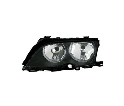 Left Headlight for BMW 3 Series E46 Saloon Touring 2001-2005 VP609L Black LHD