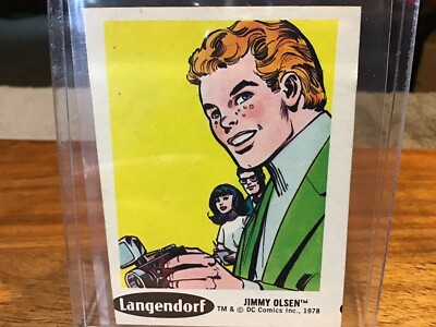 1978 Langendorf Comic Card #6 - Jimmy Olsen NMT MINT