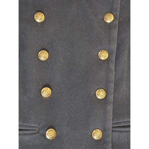 Veste vintage Hugo Buscati Milano femme taille 12 noire double boutonnage laine mélangée - Photo 5/10