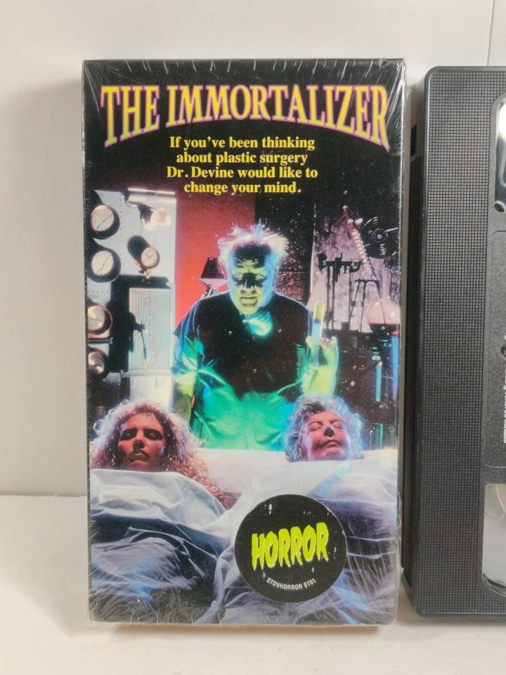 The Immortalizer VHS 1989 Vinegar Syndrome Horror Rare HTF Rare Classic Movie Foto 2 de 4