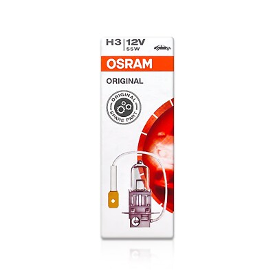 Osram ORIGINAL OEM H3 Halogen Fog Off-Road Headlight Bulb DOT 55W 64151 1-Pack