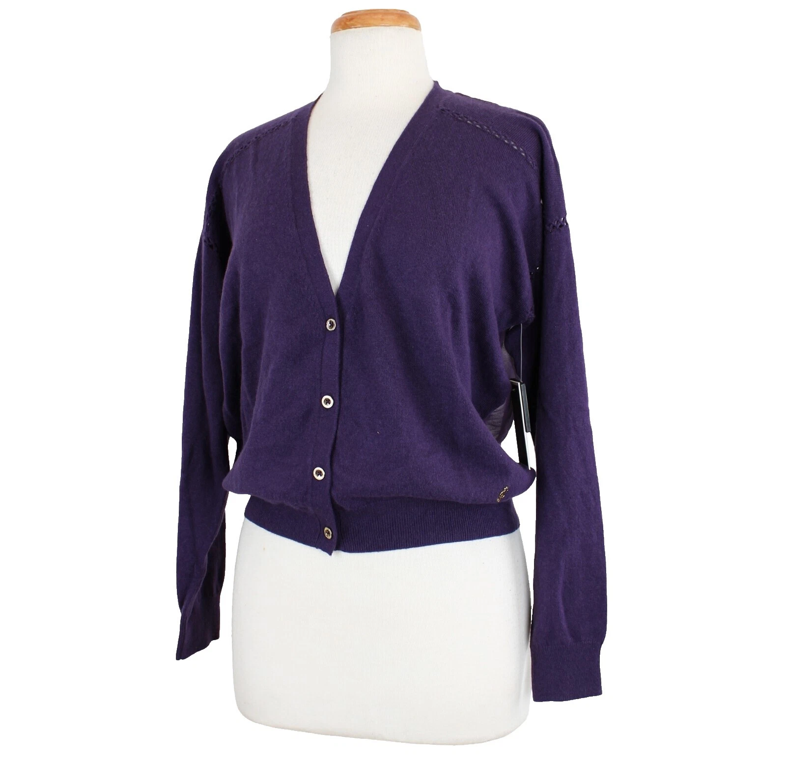 Juicy Couture Cardigan Solid Sweaters for Women