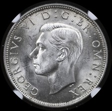 ⭐️【NGC MS63】1944 イギリス 1/2Crown 銀貨 シルバー 1944 Year UK Half Crown Coins for sale | eBay