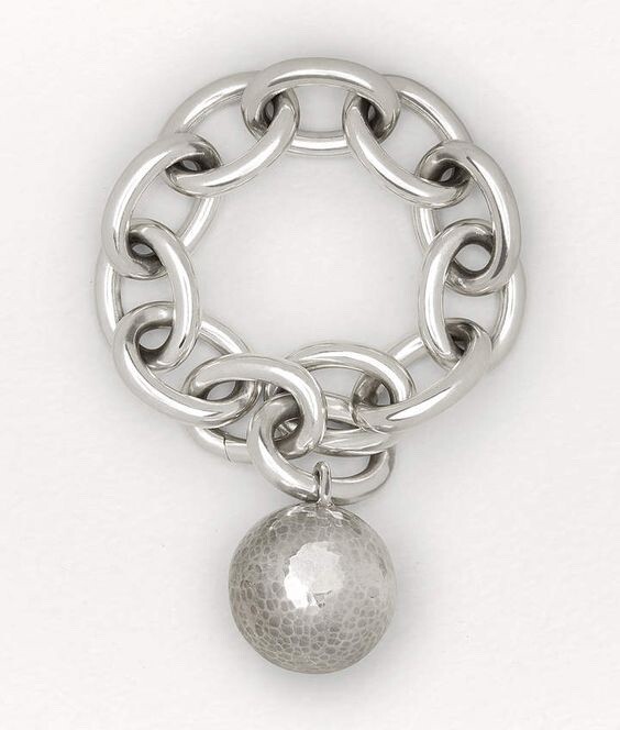 【BOTTEGA VENETA】silver ball bracelet BOTTEGA VENETA silver chunky chain ball bracelet | NOIR ONLINE
