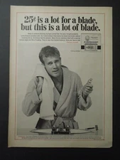 1967 EVERSHARP Double Edge Razor Blades Magazine Ad