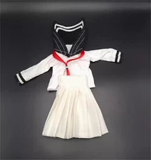 Student uniform UD pleated skirt school uniform clothes For 12" figure model toy