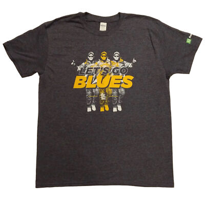 St. Louis Cardinals YADI Molina ''Let's Go Blues'' T-Shirt - 6/26/19 SGA - NEW XL