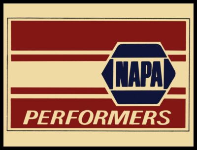 NAPA Auto Parts New Metal Sign: NAPA Performers Design Logo
