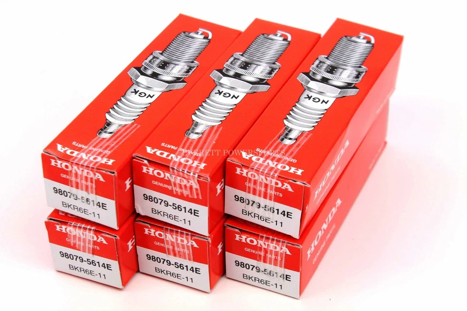 6 Pack of NGK Spark Plugs BKR6E-11 Honda 01-17 GL 1800 Gold Wing GL1800 A #V251* - Изображение 4 из 4