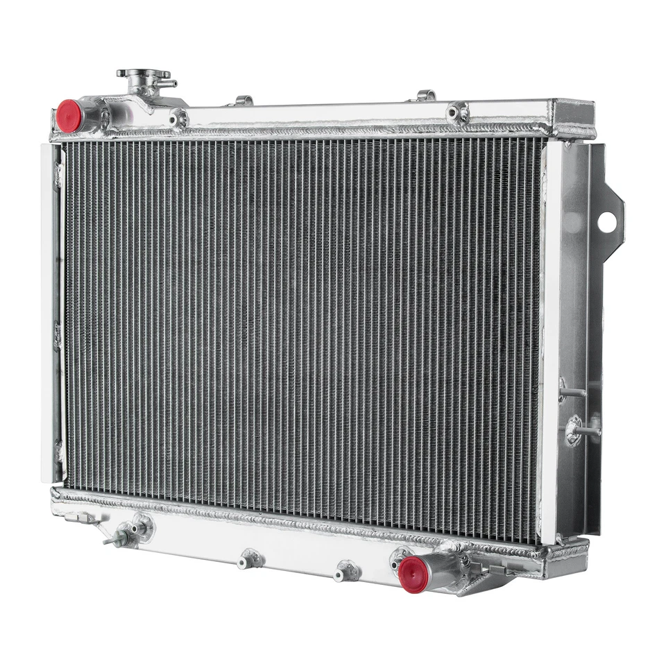 4 Row Aluminum Radiator fit  1990-1998,1992 Toyota Land Cruiser 4.0L I6 Foto 3 de 4