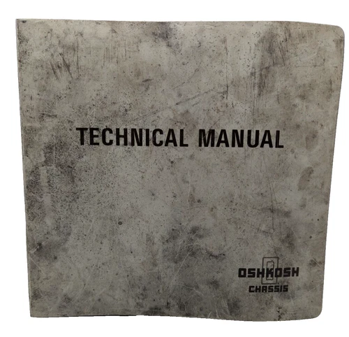 Oshkosh M-Line Trucks Technical Manual 1992 Repair OEM Original M-Series Chassis