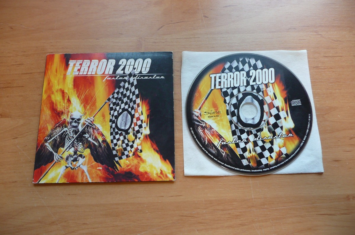 CD TERROR 2000 - FASTER DISASTER / SCARLET 2002/THRASH PROMO