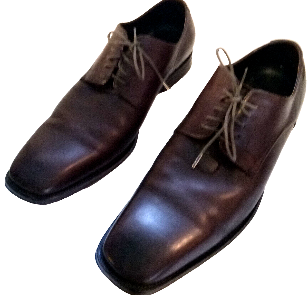 Hugo Boss Sz 10.5 Brown Leather 10350 Dress Shoe Italy | eBay display picture 3