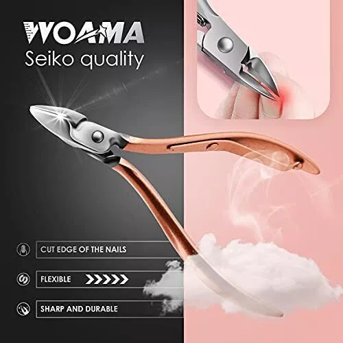Manicure Set 30 in 1 Nail Clipper Set, Nail Clippers, Fingernail & Toenail Clip - Picture 4 of 6