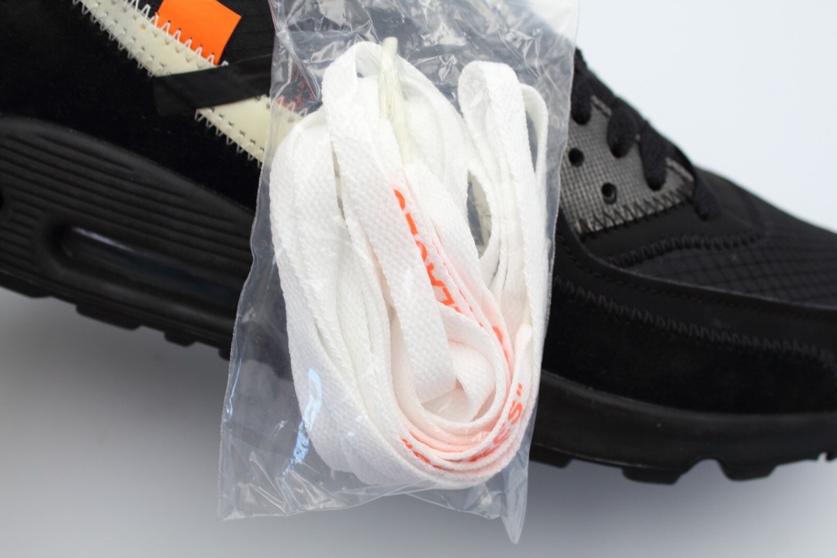 OFF-WHITE × NIKE AIR MAX 90 BLACK / CORN AA7293-001 Men's