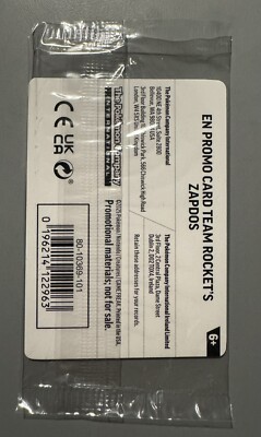 POKEMON TEAM ROCKET'S ZAPDOS SG MY PH EXCLUSIVE HOT-STAMPED 070