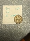 (#101231) Indian Head Cent: 1864.  CN.  VF.  Rotated dies. — photo 3