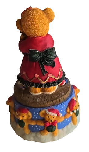 Amy & Addy Exclusive Girl Bears Toys Resin Spieluhr Wish You a Merry Christmas - Bild 4 von 7