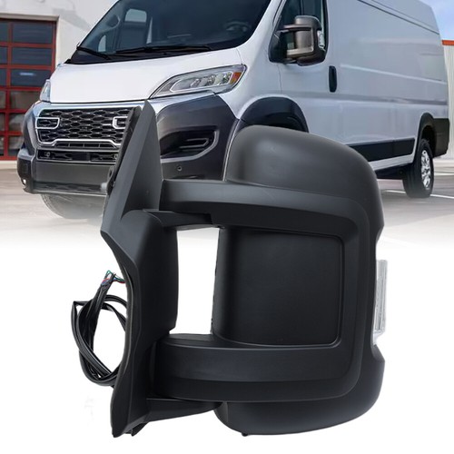 LH Mirror Short Arm For Ram Promaster 1500 2500 3500 W/ Sensor Left Driver 14-23