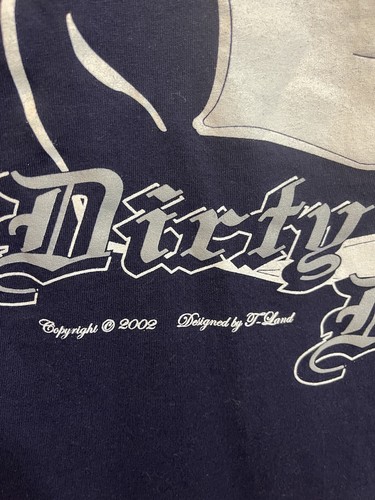 Vintage Dirty Dirty By T-Land T-Shirt Erwachsene 3XL Blau - Bild 3 von 7