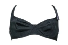 New Genuine Claudette Cool Cotton Bra Color "Tuxedo" (Black) Model CD 8008-1 F11