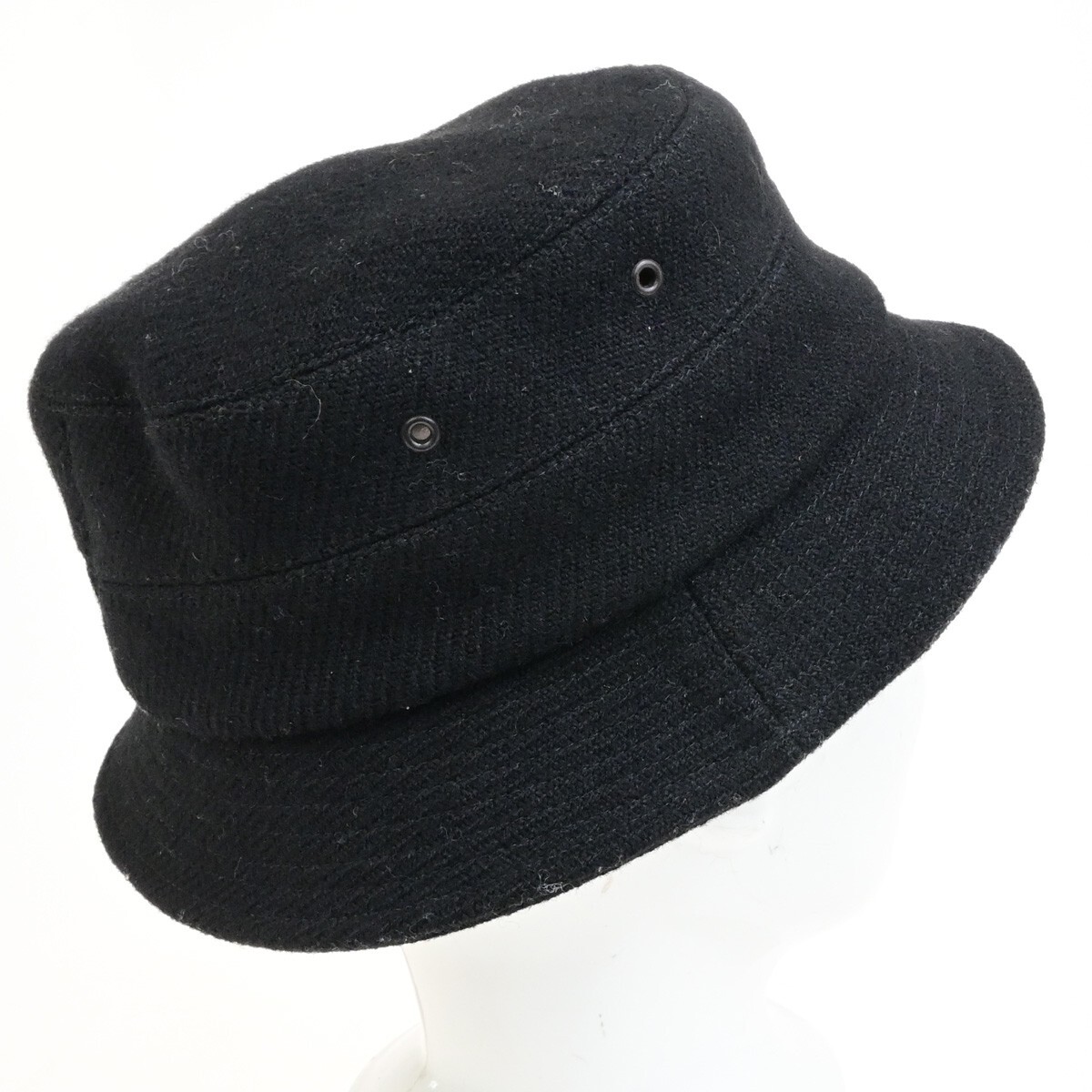 BURBERRY LONDON Logo Nova Check Bucket Hat #M Wool Cotton