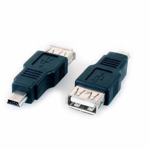 ADATTATORE USB uscita DA FEMMINA CONVERTITORE a MINI USB MASCHIO ingresso 5pin l - Immagine 2 di 4