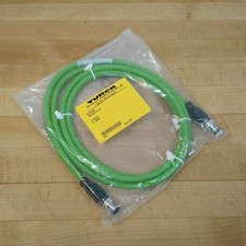 Turck RSSD RSSD 423-2M Network Cable, 4 Pin Male To 4 Pin Male, 2M, U-45540