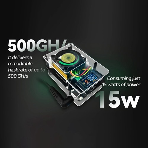 NMAxe NMMiner Ultra BM1366 Asic Chip 500G-550Gh/S Vollfarbiges Displ1509 - Bild 8 von 10