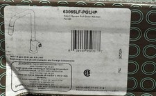 Brizo 63065LF-PGLHP Odin 1.8 GPM Kitchen Faucet, Polished Gold NEW