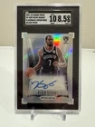 2021-22 Panini Prizm Flashback Signatures Silver Prizm Kevin Durant Auto SGC 8.5