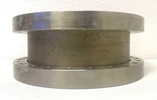 MDC 10" CF Flange Full Nipple | 4" Length | One Rotatable | Through Holes | UHV