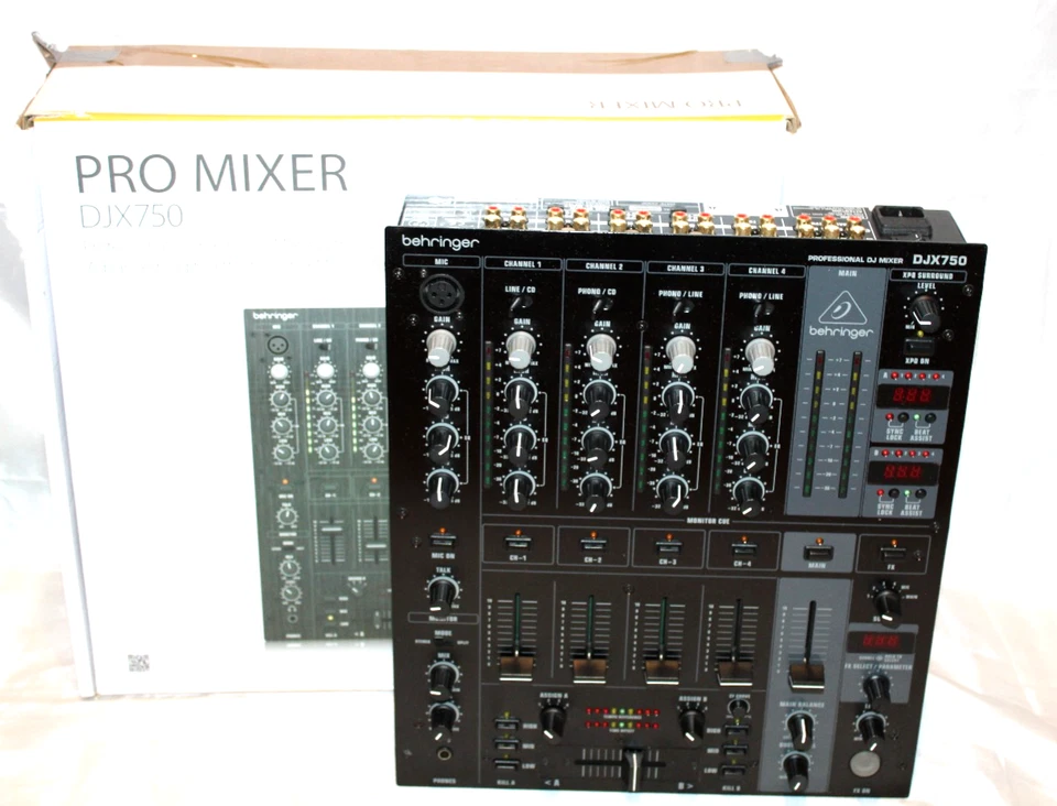 Behringer Pro Mixer DJX750 - 5 Kanal DJ Mixer - Bild 2 von 4