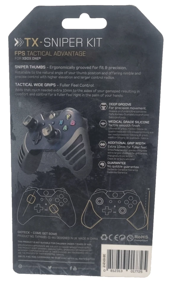 TX Sniper Kit Tactical Advantage Grips & Sniper Thumbs Xbox New - Image 4 of 4