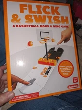 Flick & Swish Basketball Hook & Ring Game by Relatable, Exciting 2 Player Games 