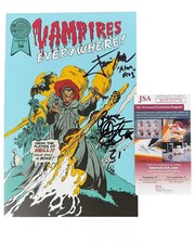 Corey Feldman & Jamison Newlander signed Comic Book Frog JSA Authentication