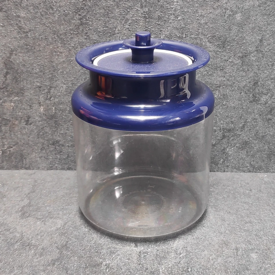 Tupperware Panorama 0,5 L Kaffeedose Blau Klare Sache Vintage Dose Küche  - Bild 3 von 4